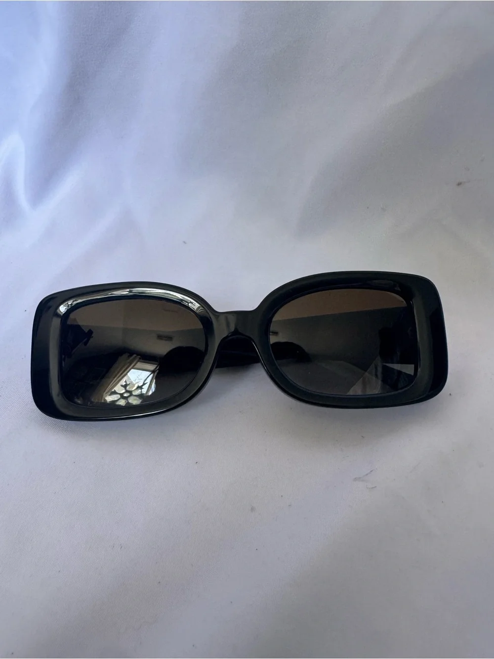 Coach Black Oversized Rectangular Women’s Sunglasses